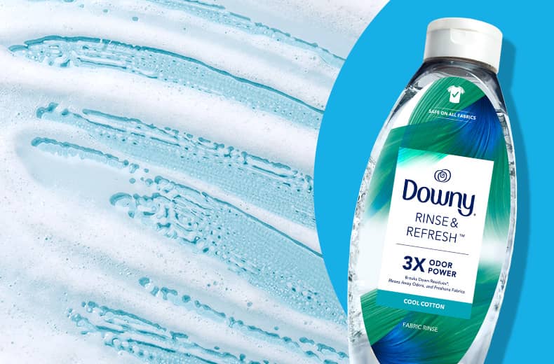 Downy Rinse and Refresh detergent booster.