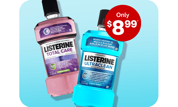 Listerine bottles