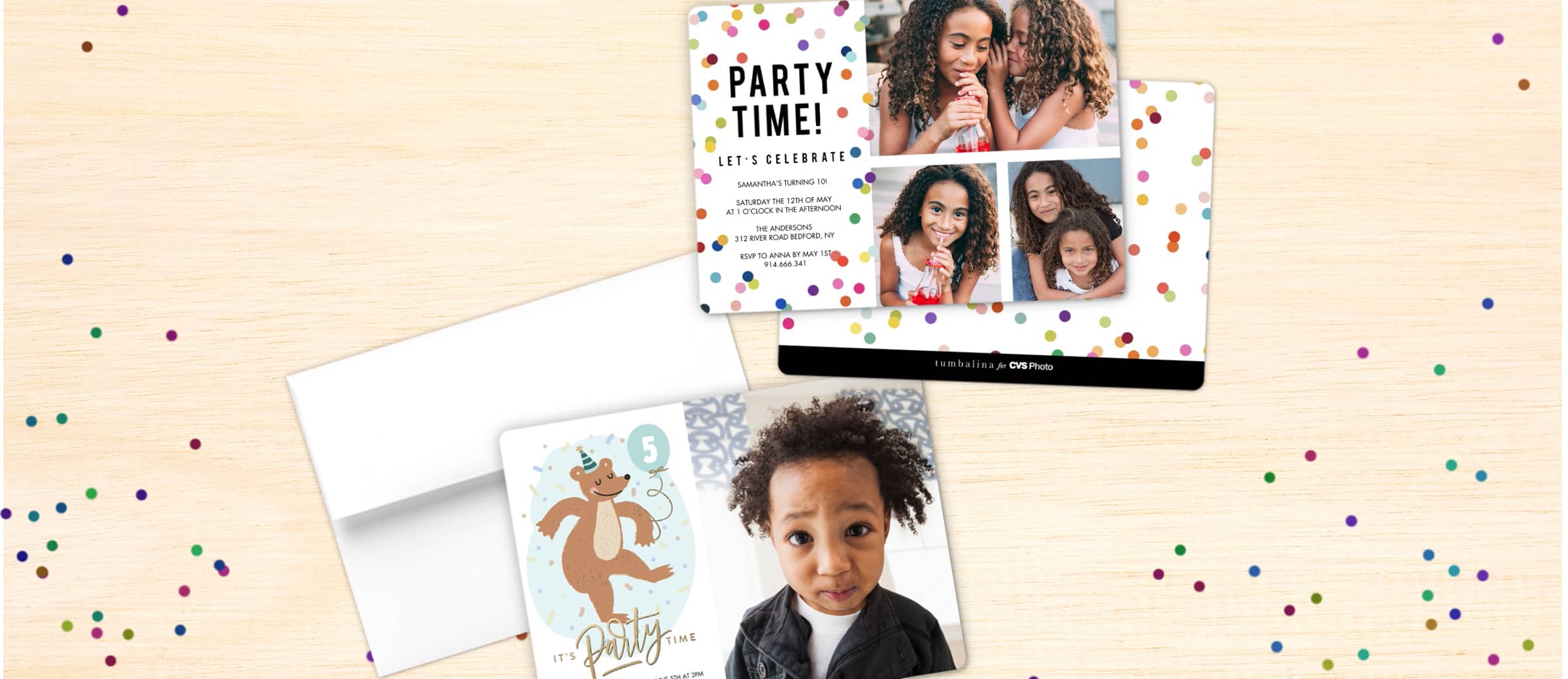 Photo cards and invitations