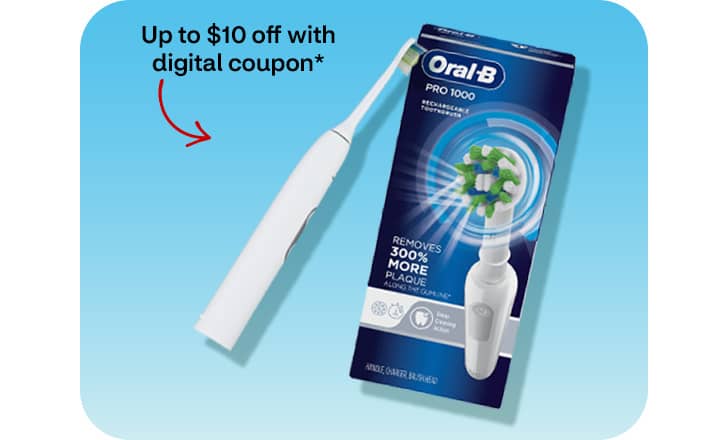 Up to $10 off with digital coupon, Philips Sonicare and Oral-B power toothbrushes