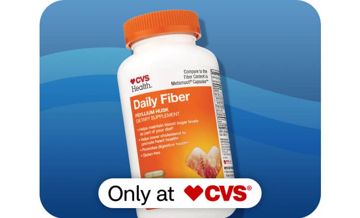 CVS Health Daily Fiber supplements, only at CVS