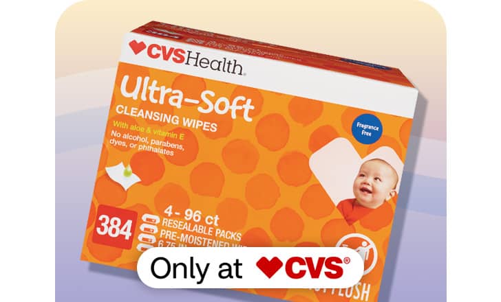 CVS Health Ultra-Soft diapers, only at CVS.