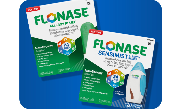 Flonase Allergy Relief and Flonase Sensimist Allergy Relief