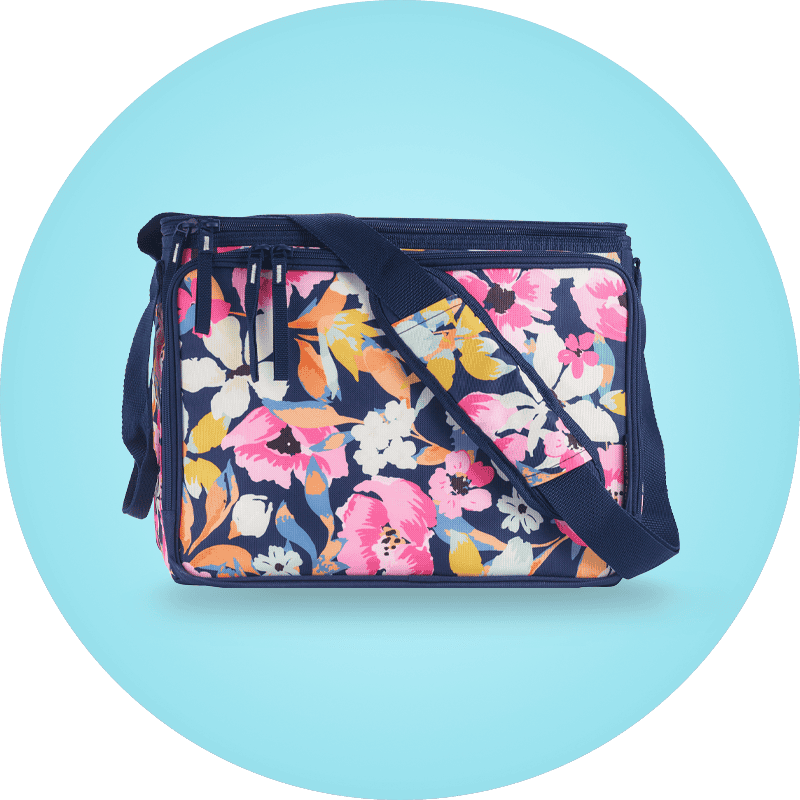 Floral cooler bag
