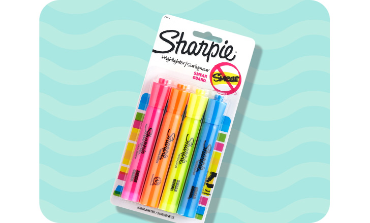 Sharpie highlighters