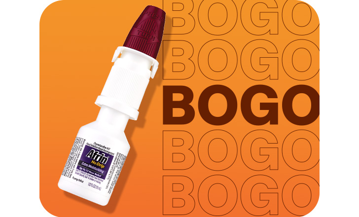 Buy one, get one, Afrin nasal spray