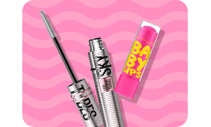 Maybelline Lash Sky Tubes mascara and Maybelline Baby Lips balm