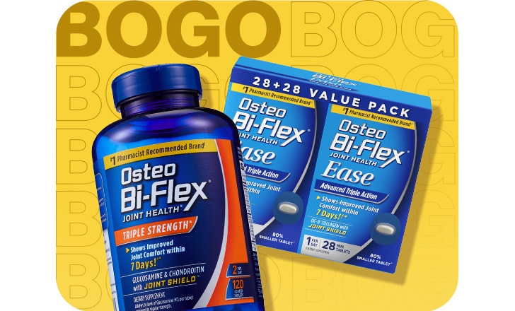 Buy 1, get 1 50% off. Osteo Bi-Flex.