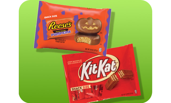Hershey's big bag of Halloween candy