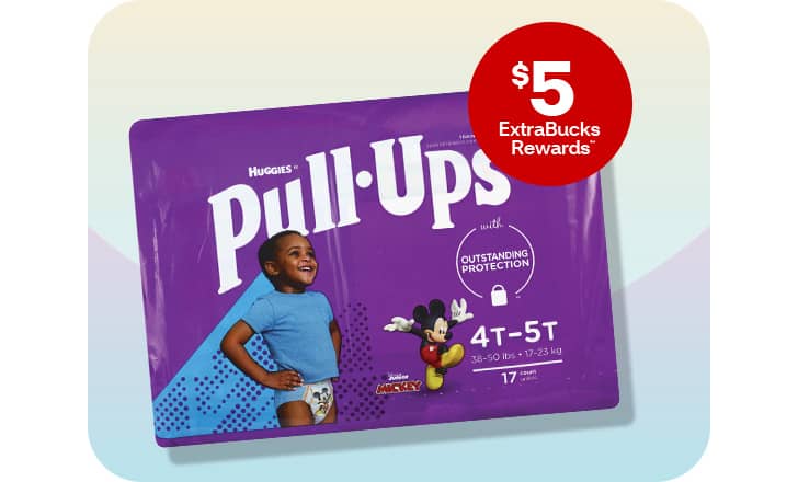$5 ExtraBucks Rewards, Huggies Pull-Ups diapers