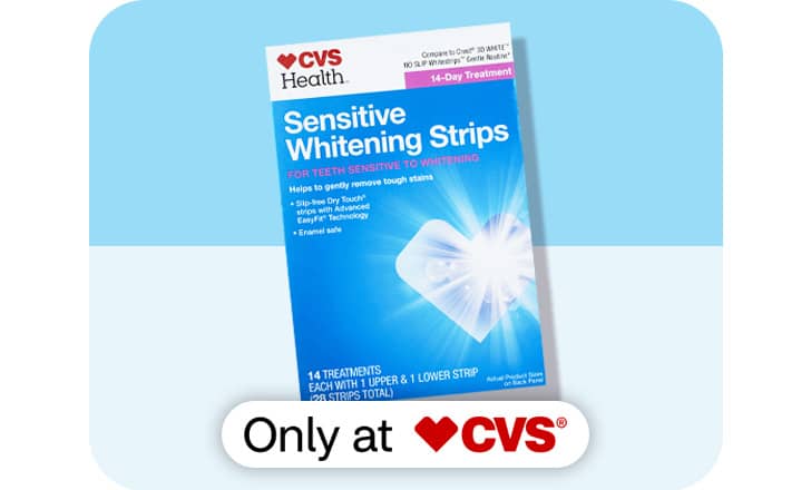 CVS Health Sensitive Whitening Strips, only at CVS