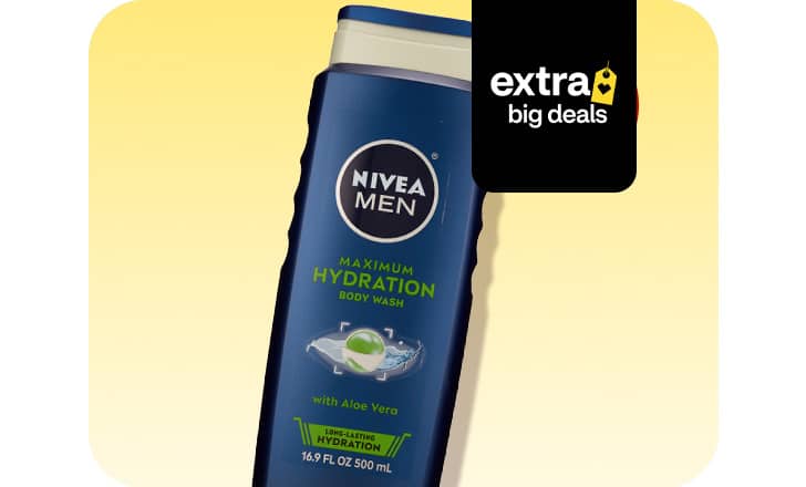 A bottle of Nivea Men Hydration body wash