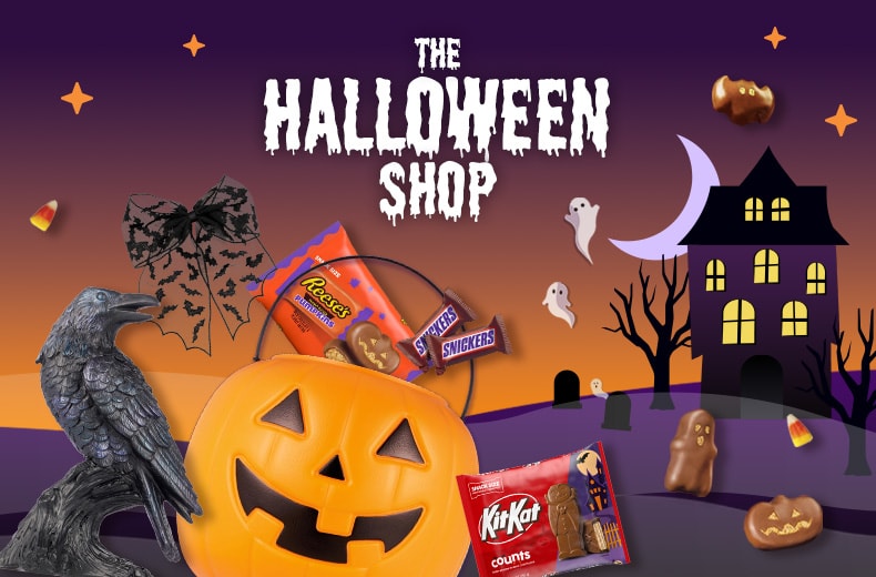 The Halloween Shop showcasing seasonal treats