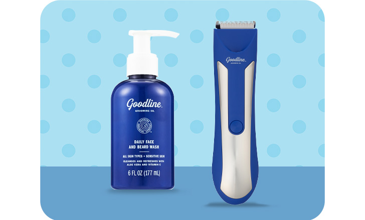 Goodline Grooming Co. daily face and beard wash and razor