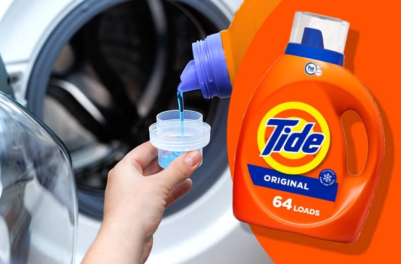 Tide Original laundry detergent.