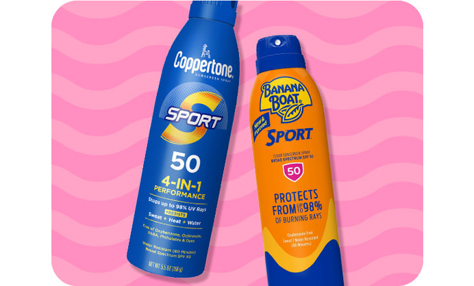 Coppertone and Banana Boat