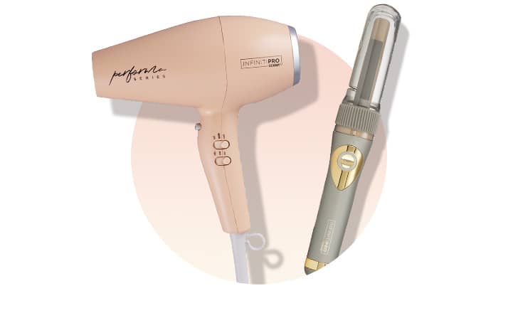 Conair blow dryer and curling iron