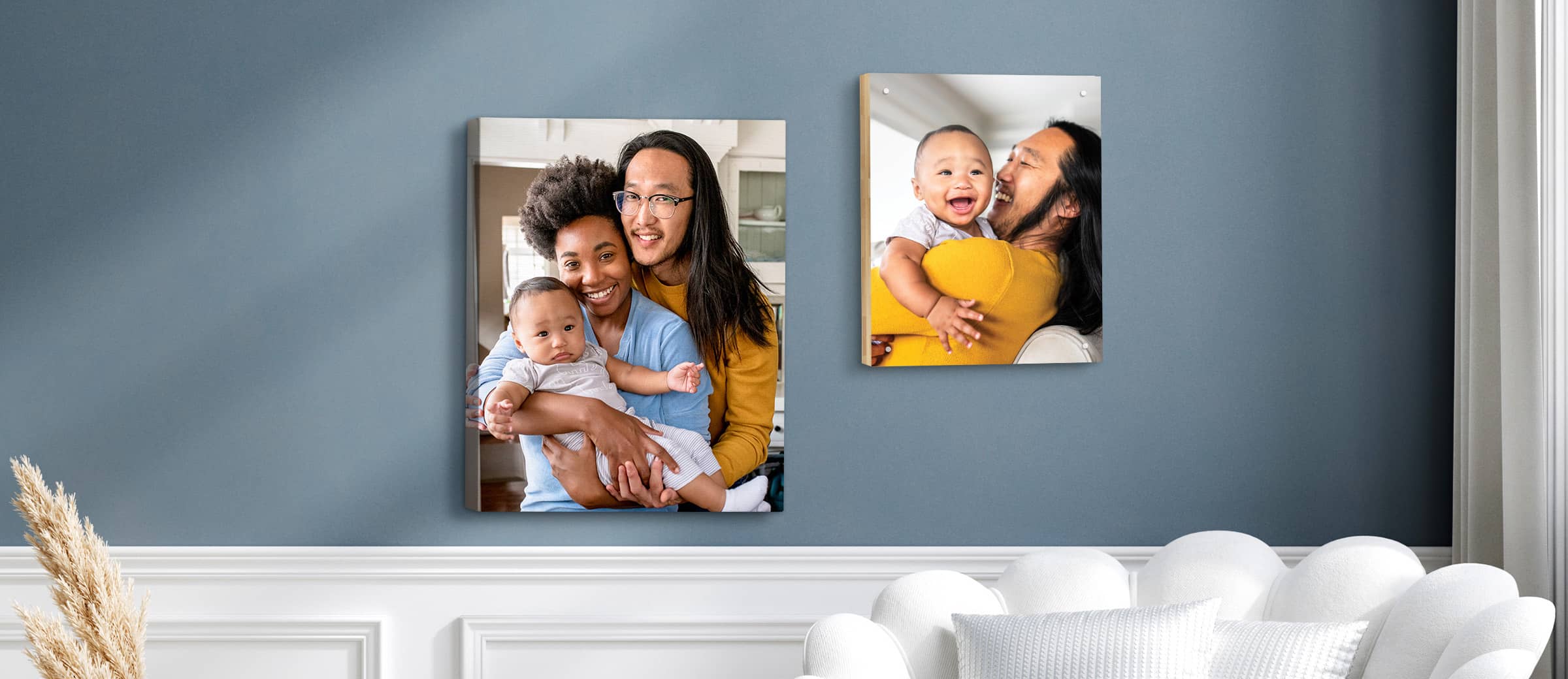 Canvas prints and photo panels