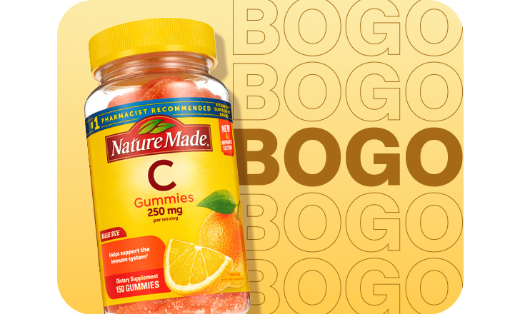 Buy one, get one, Nature Made vitamin C gummies