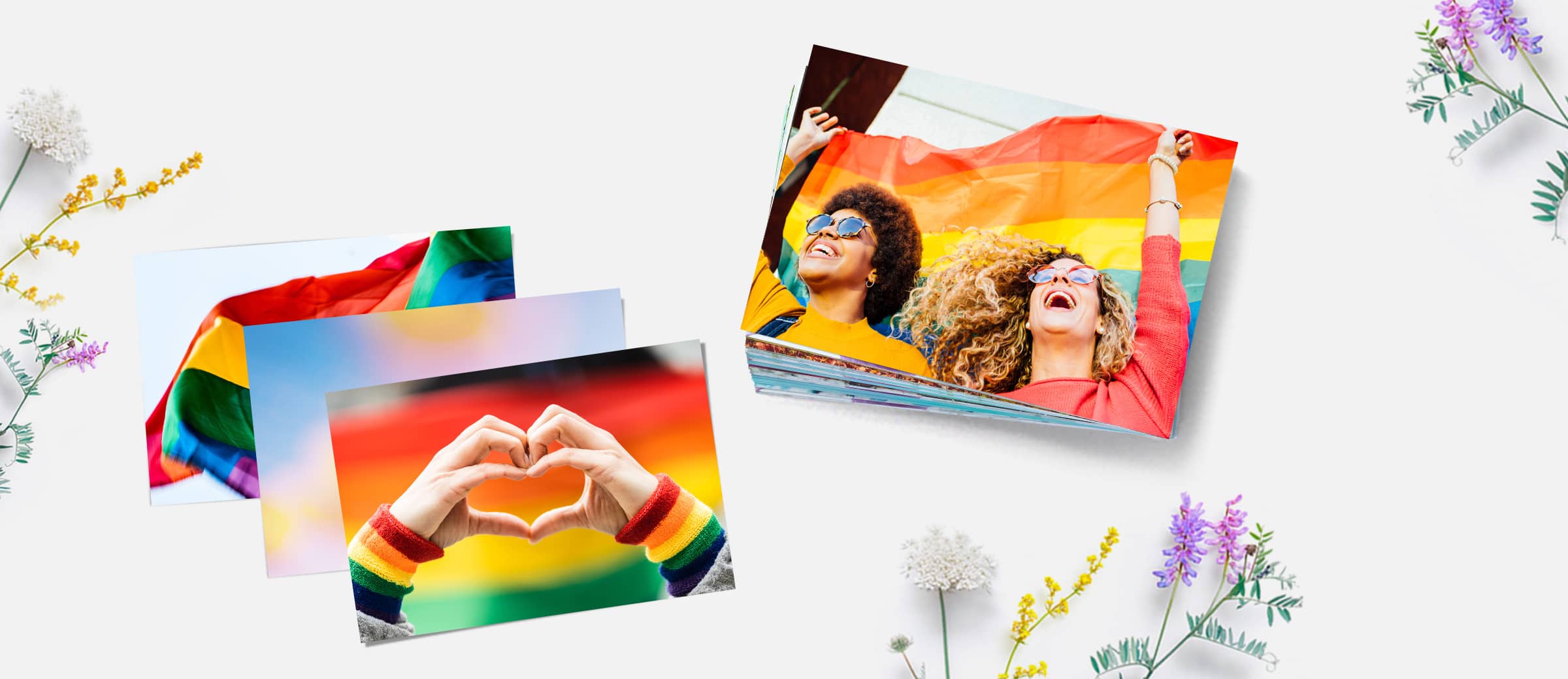 CVS Photo products with Pride themes