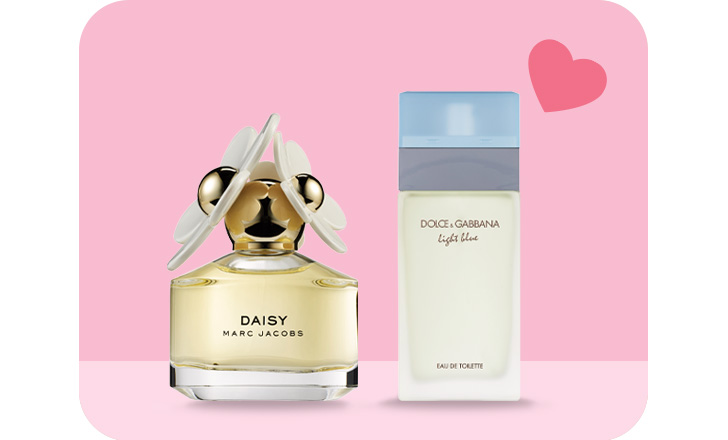 Daisy Marc Jacobs and Dolce&Gabbana fragrances for Valentine's Day