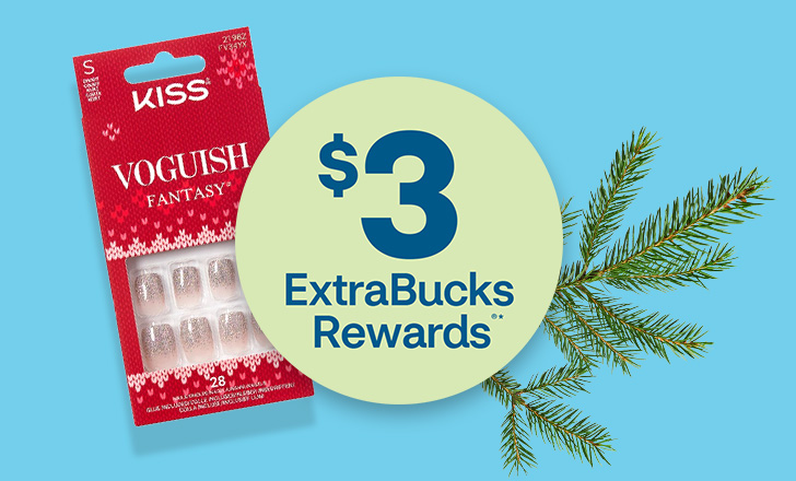 $3 ExtraBucks Rewards on Kiss Voguish Fantasy press on nails