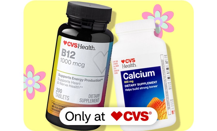 CVS Health B12 and Calcium supplements.
