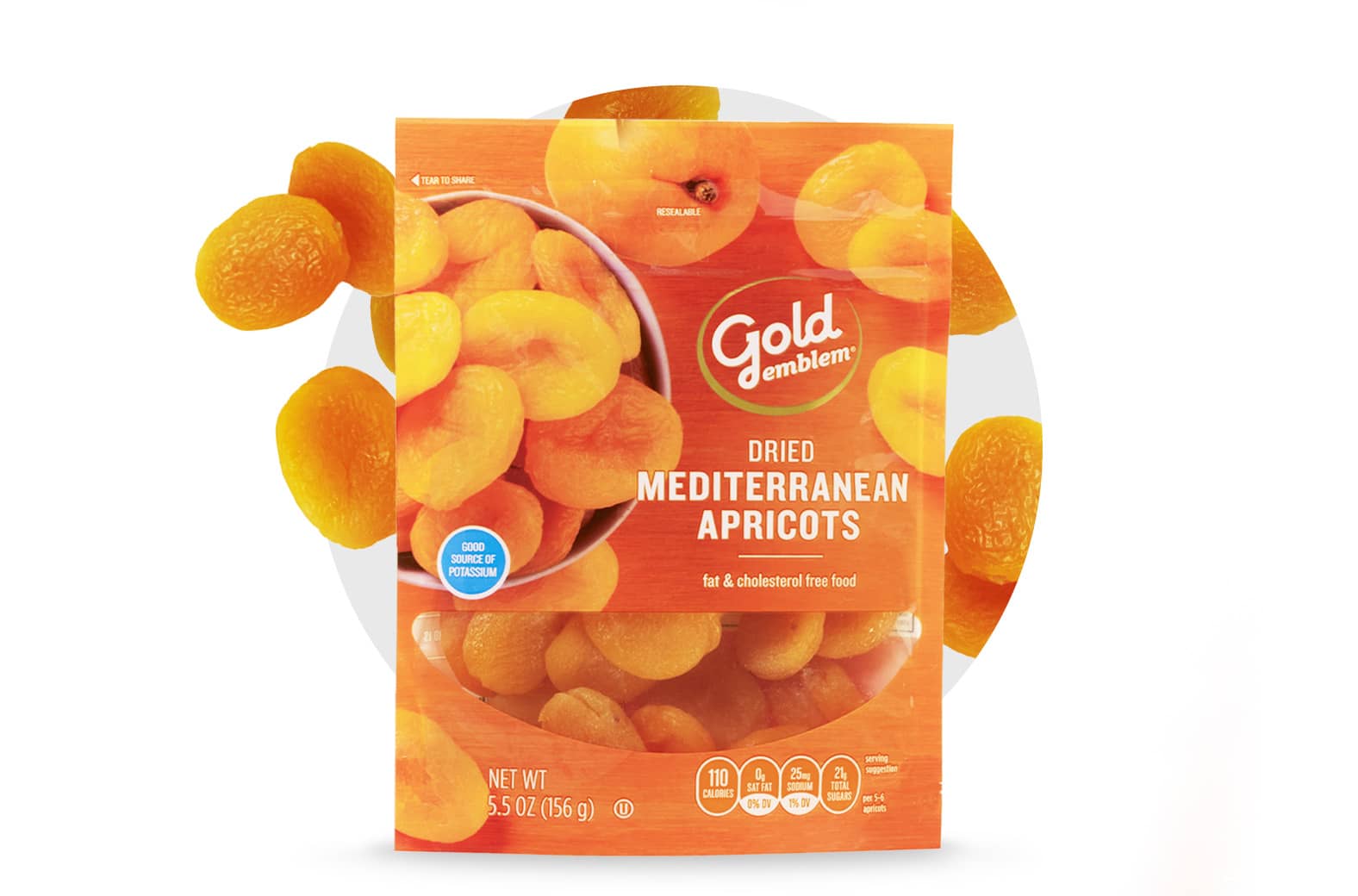 Gold Emblem dried apricots