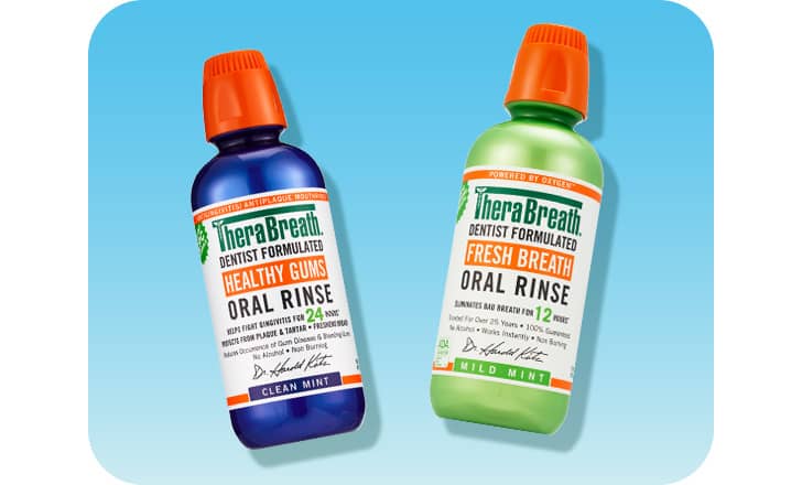 TheraBreath oral rinse products