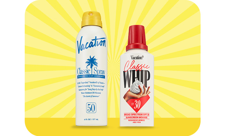 Vacation Classic Spray and Classic Whip