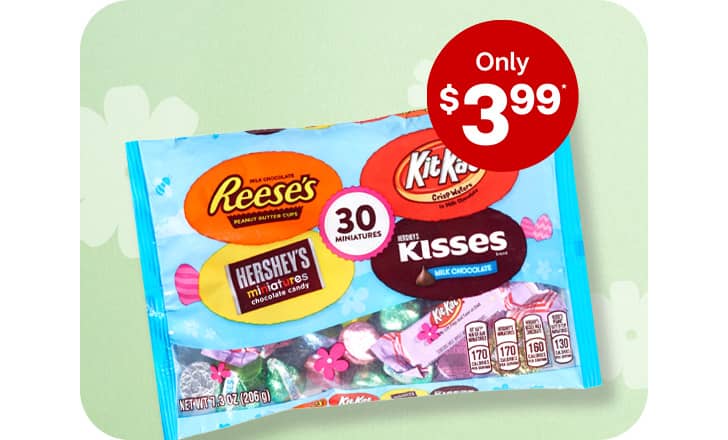 Only $3.99, Hershey's assorted Easter candy