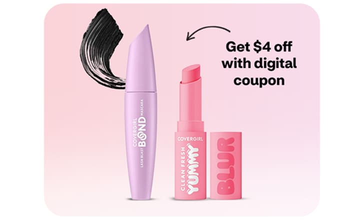 Get $4 off on select CoverGirl cosmetics, with digital coupon.