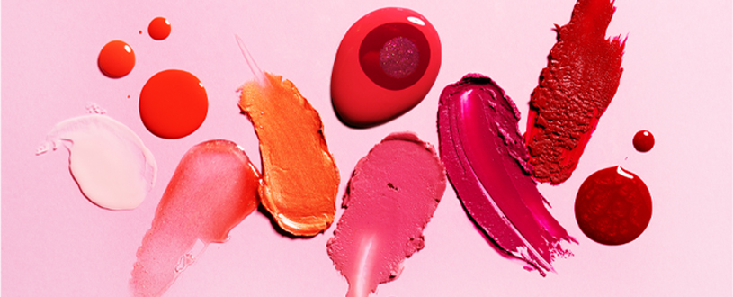 Different shades of lipsticks