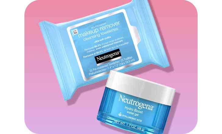Neutrogena makeup remover and Hydro Boost gel