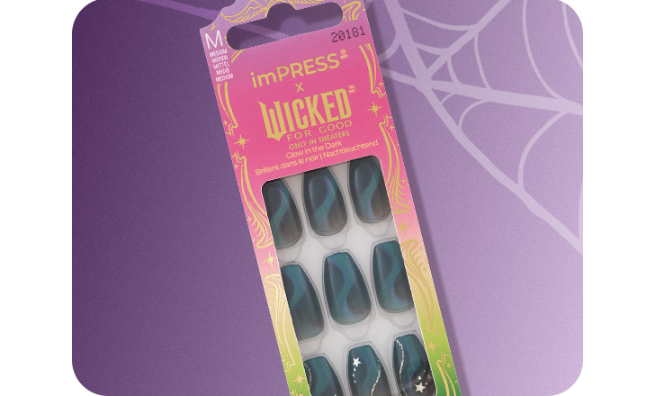 KISS imPress Wicked theme press-on nails
