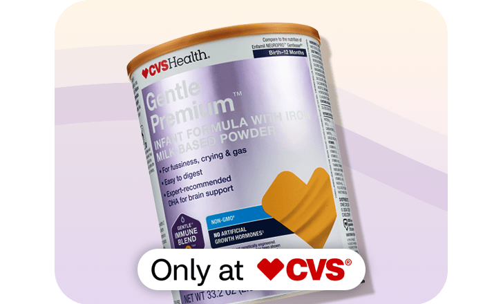 CVS Health Gentle Premium infant formula, only at CVS