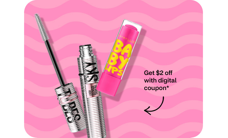 Maybelline Lash Sky Tubes mascara and Maybelline Baby Lips balm