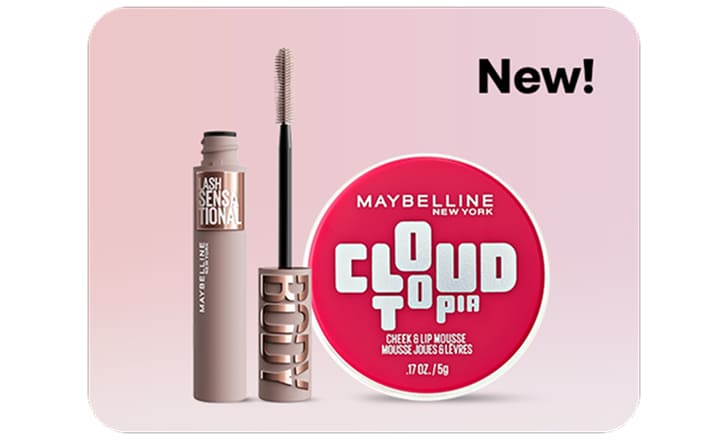 Maybelline Lash Sensational mascara, New Maybelline Cloudtopia Cheek and Lip Mousse