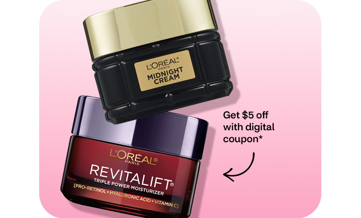Spend $45, get $20 ExtraBucks + $5 digital coupon on L'Oreal facial care