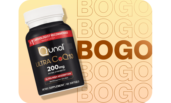 Buy one, get one, Qunol Ultra C o Q 10 supplement softgels