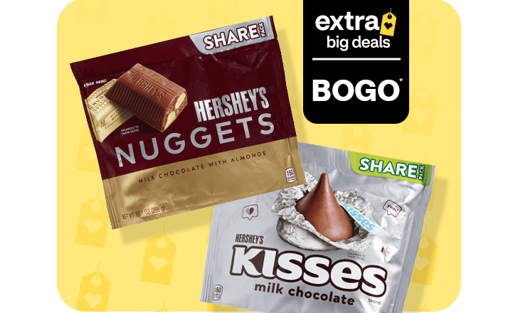 Buy one, get one for $1, sharing size Hershey's Nuggets chocolate candy, extra big deals