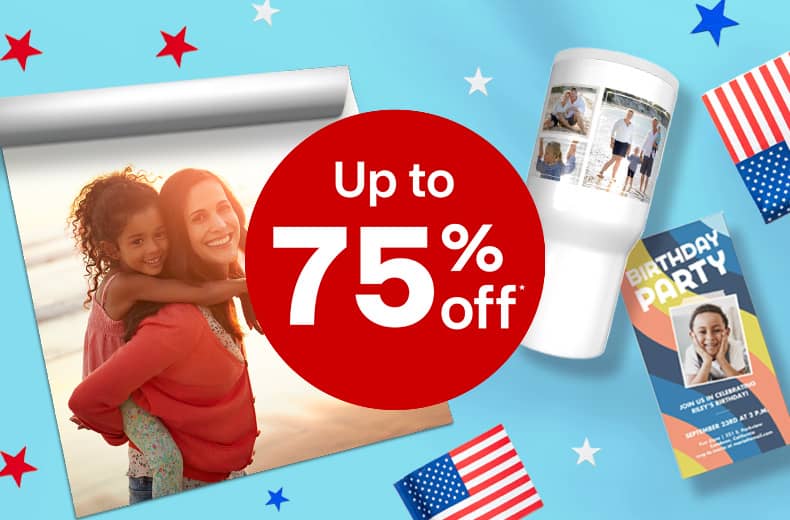 A variety of photo products