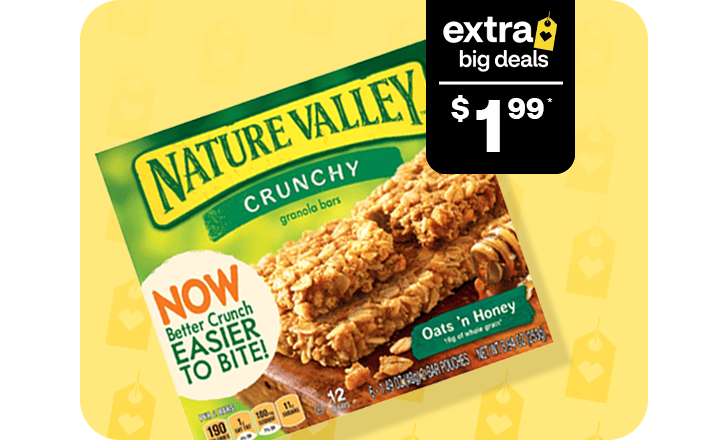 $1.99, Nature Vallen Crunchy granola bars