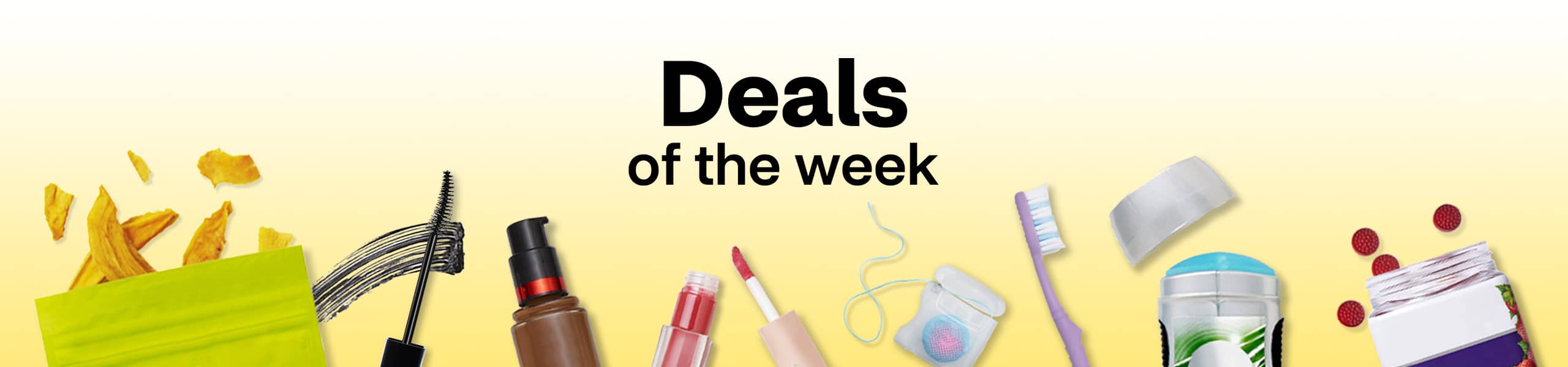 Deals of the week, examples of products