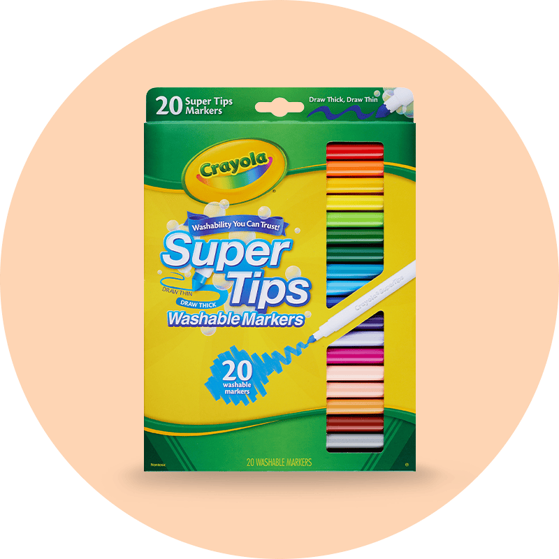Crayola Super Tips washable markers