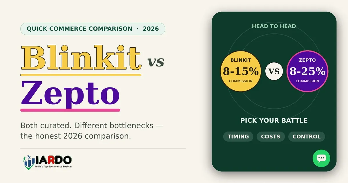 Blinkit vs Zepto for Indian Brands in 2026: The Honest Comparison