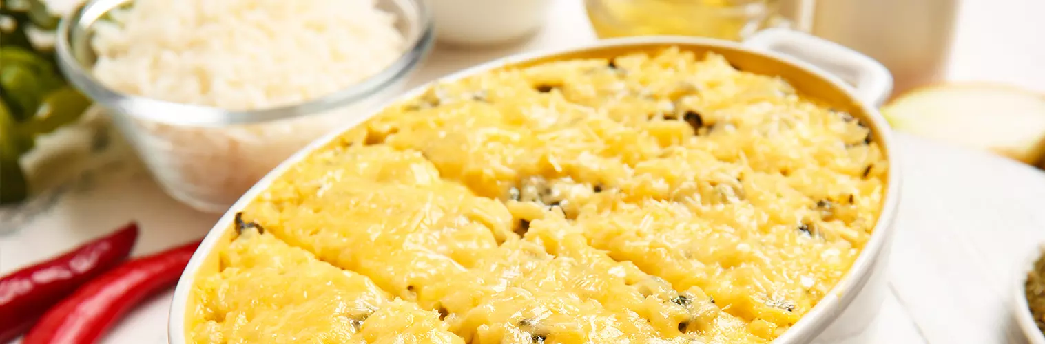 receita simples de arroz de forno