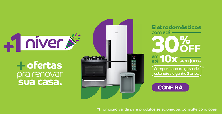 Aniversário Consul: Ofertas exclusivas para você comemorar