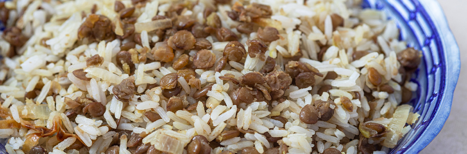 Como preparar arroz com lentilha, uma opção diferente para o seu jantar