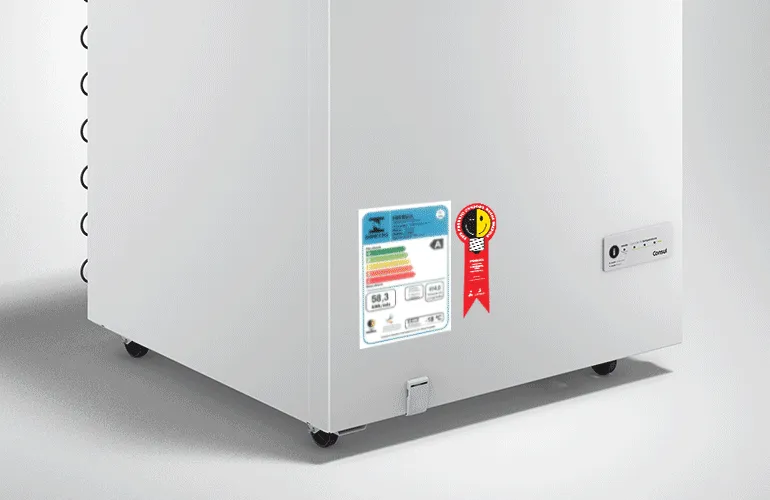 classificação Procel de Consumo de energia do freezer